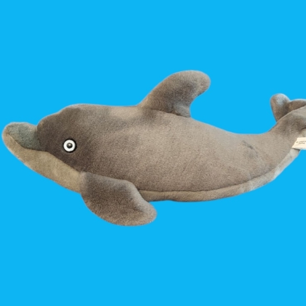 Vintage Dolphin Stuffed Animal Plush Wildlife Artists 15"